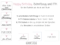 Mobile Preview: ITH - Geschenkhülle "Happy Birthday"